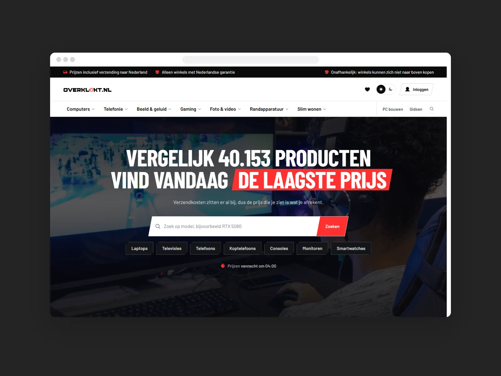 Productoverzicht van prijsvergelijker Overklokt